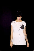 Load image into Gallery viewer, Long T-shirt L Tencel Bio Mechanic Black & White