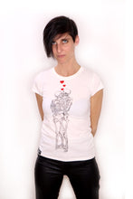 Load image into Gallery viewer, Tshirt White   Die for love ...
